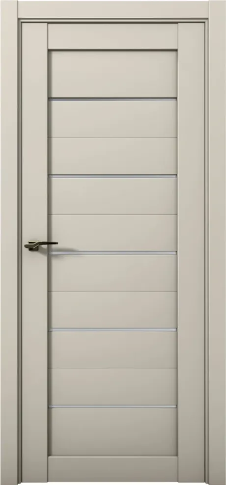 Межкомнатная дверь со стеклом PRIME 01 Силк грей (Brandoors)