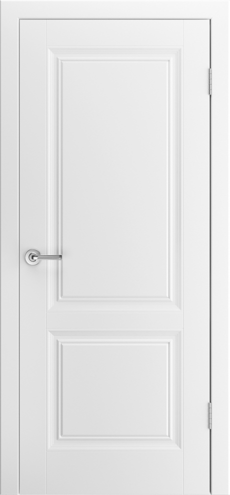 Глухая межкомнатная дверь Крит В2 Белый Эмаль (Шейл Дорс)