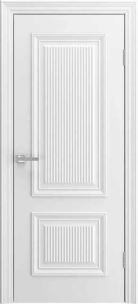 Глухая межкомнатная дверь Парма В2 Белый Эмаль (Шейл Дорс)