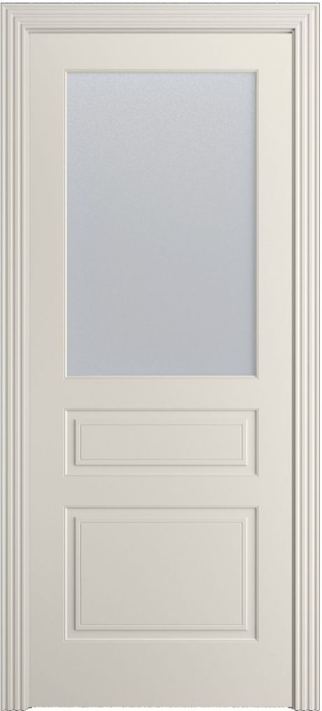 Межкомнатная дверь со стеклом Бруклин Бежевый Эмаль (Бипи Дорс)