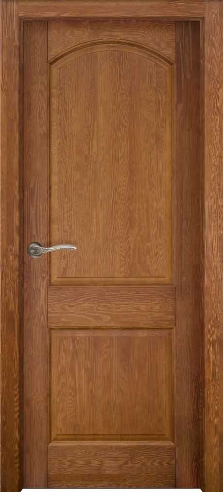 Глухая межкомнатная дверь Осло Мёд Массив сосны (ОКА)
