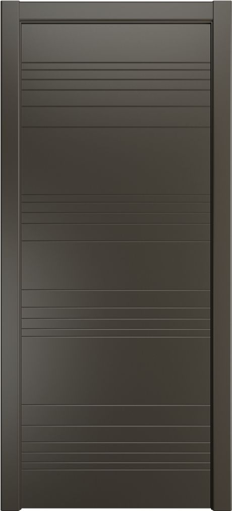 Глухая межкомнатная дверь ID-E Гриджио Эмаль (Мильяна)