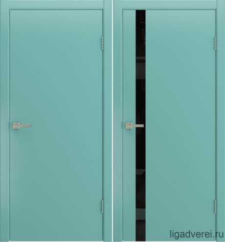 Межкомнатная дверь Zerro Небесно-голубой Эмаль (Лига дверей)