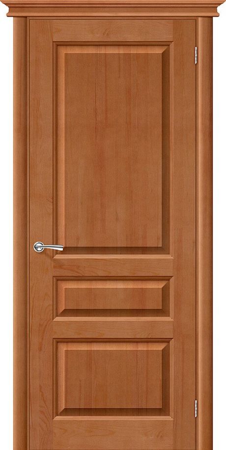 Межкомнатная дверь глухая М5 Т-05 (Светлый Лак) (Белорусские двери)