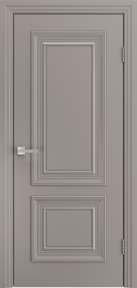 Глухая межкомнатная дверь Неаполь Мокко Эмаль (Мильяна)