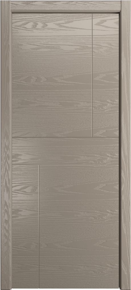 Глухая межкомнатная дверь ID-Z Латте Шпон (Мильяна)