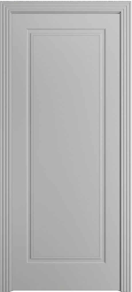 Глухая межкомнатная дверь Бруклин-1 Грей Эмаль (Бипи Дорс)