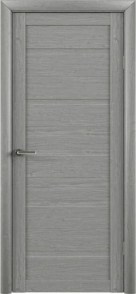 Глухая межкомнатная дверь Тренд Т-2 Ясень дымчатый Eco Tex (ALBERO)
