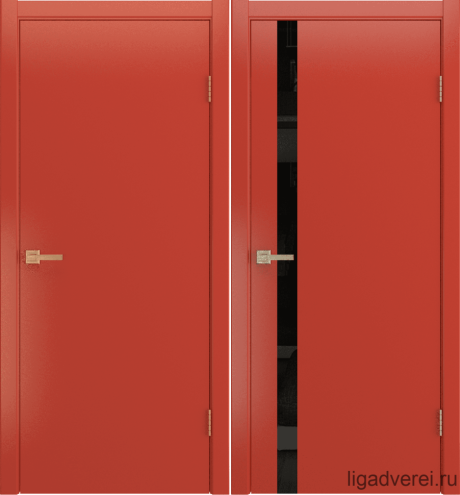 Межкомнатная дверь Zerro Красный Эмаль (Лига дверей)