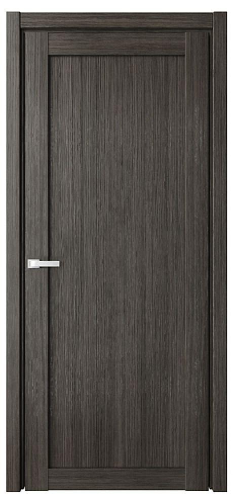 Глухая межкомнатная дверь Гамбург Серый кедр Эко-шпон (ALBERO)