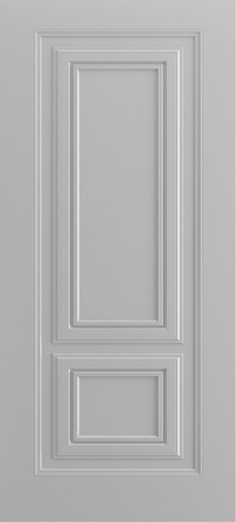 Глухая межкомнатная дверь Титул В1 RAL 7047 Эмаль (Шейл Дорс)