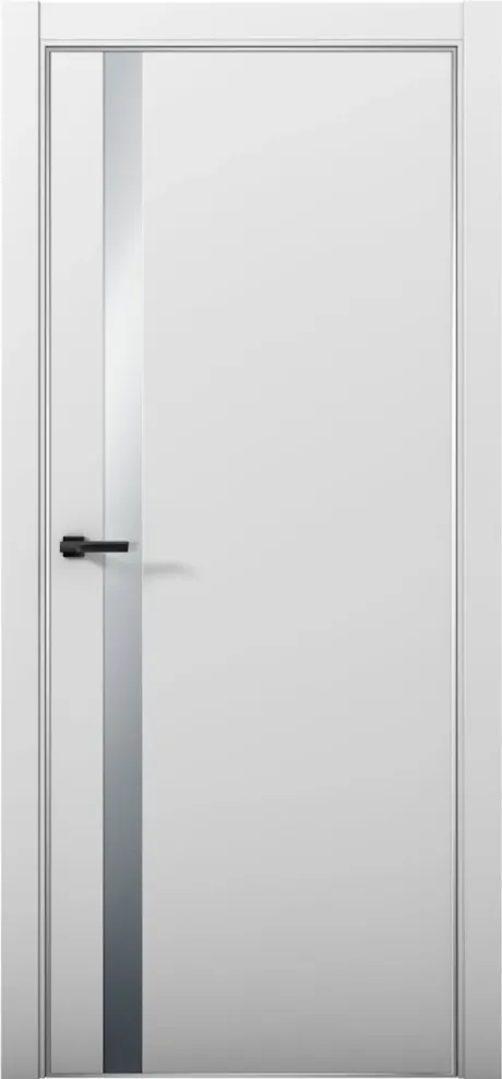 Межкомнатная дверь со стеклом ESTETICA 07 Манхэттен Анодированная кромка AL (Brandoors)