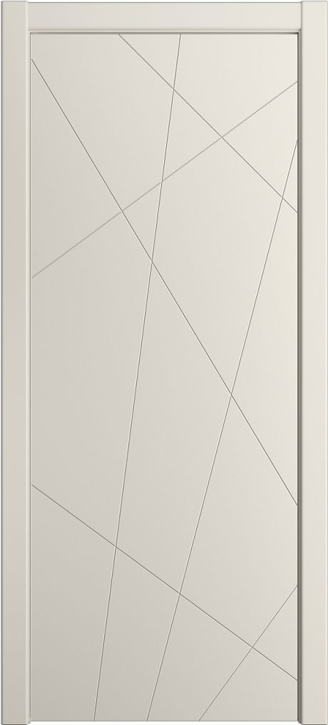 Глухая межкомнатная дверь ID-N Бежевый Эмаль (Мильяна)