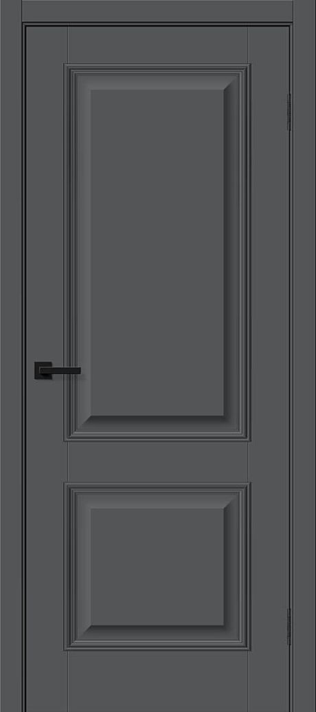 Межкомнатная дверь глухая Классик-12 Stormy Silk (BRAVO)