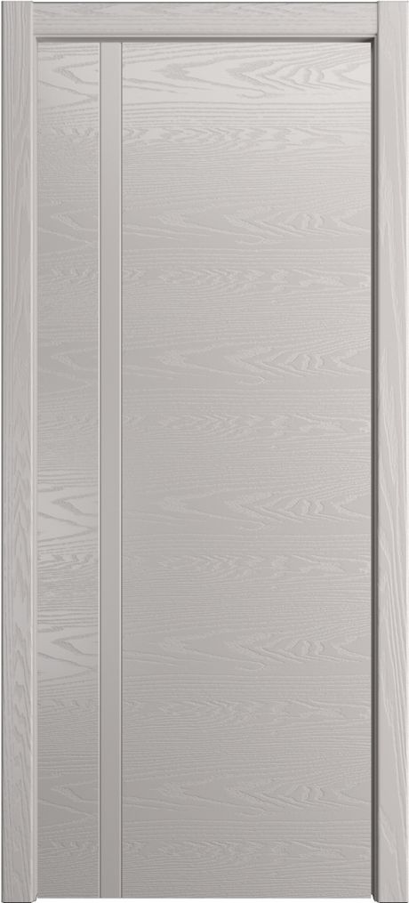 Глухая межкомнатная дверь ID-Y c чередованием Агат Шпон (Мильяна)