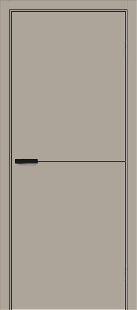 Межкомнатная дверь глухая Браво-0.21.П Clay Silk (BRAVO)