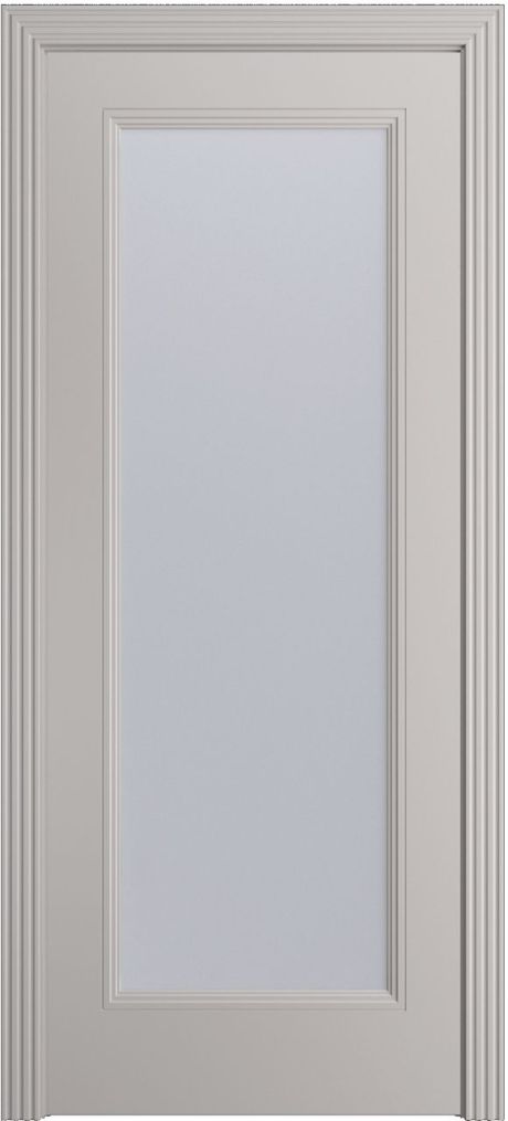 Межкомнатная дверь со стеклом Манхэттен-1 Агат Эмаль (Бипи Дорс)