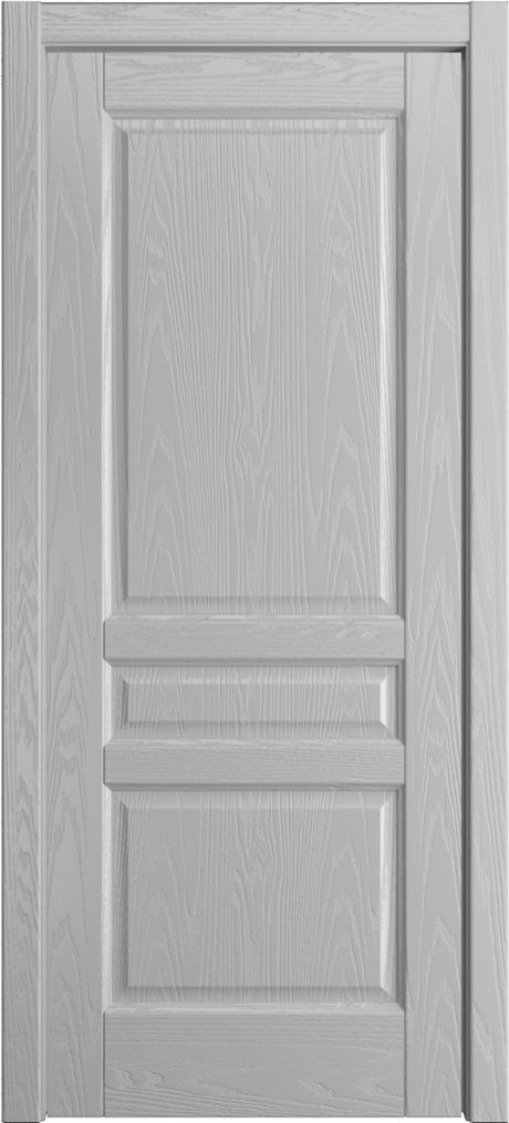 Глухая межкомнатная дверь Ребекка Грей Шпон (Мильяна)