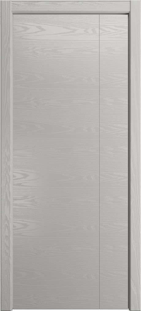 Глухая межкомнатная дверь ID-L Грей Шпон (Мильяна)