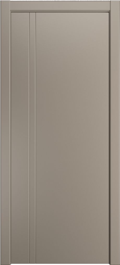Глухая межкомнатная дверь ID-Y Латте Эмаль (Мильяна)