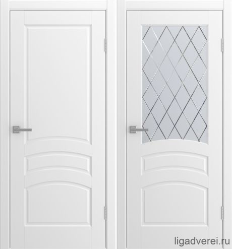 Межкомнатная дверь Venecia Белый Эмаль (Лига дверей)