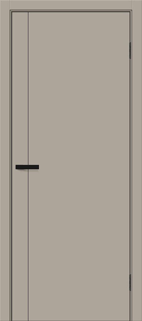 Межкомнатная дверь глухая Браво-0.10.П Clay Silk (BRAVO)