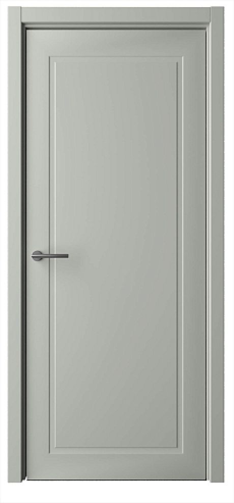 Глухая межкомнатная дверь НеоКлассикаPRO-1 Серый Эмаль (ALBERO)