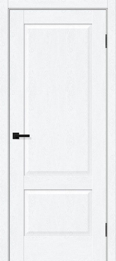 Межкомнатная дверь глухая Прима-12 White Silkwood (BRAVO)