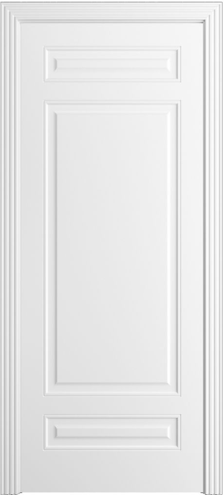 Глухая межкомнатная дверь Бьянка .1 Белоснежный Эмаль (Бипи Дорс)