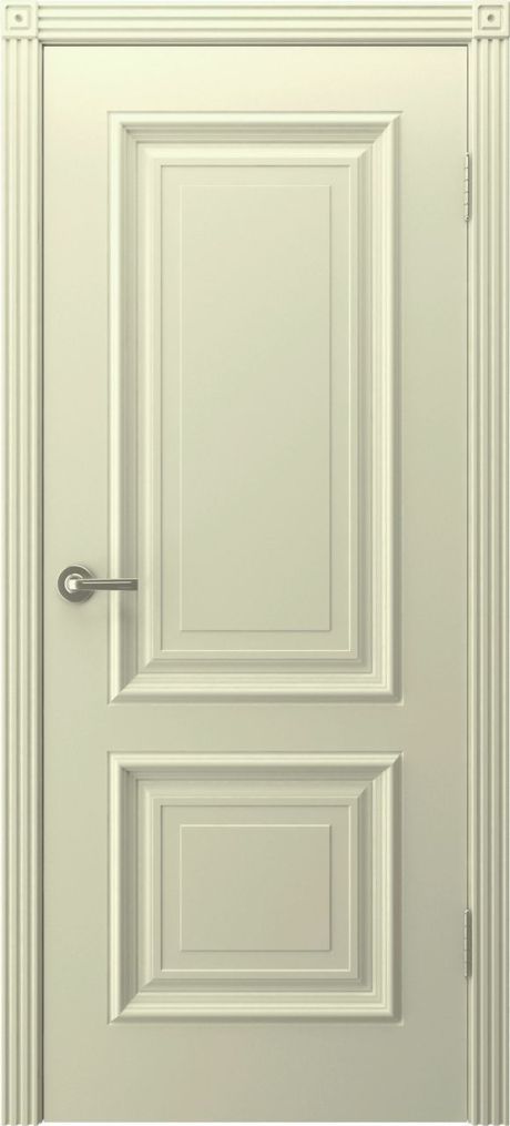 Глухая межкомнатная дверь Акцент Слоновая кость Эмаль (Шейл Дорс)