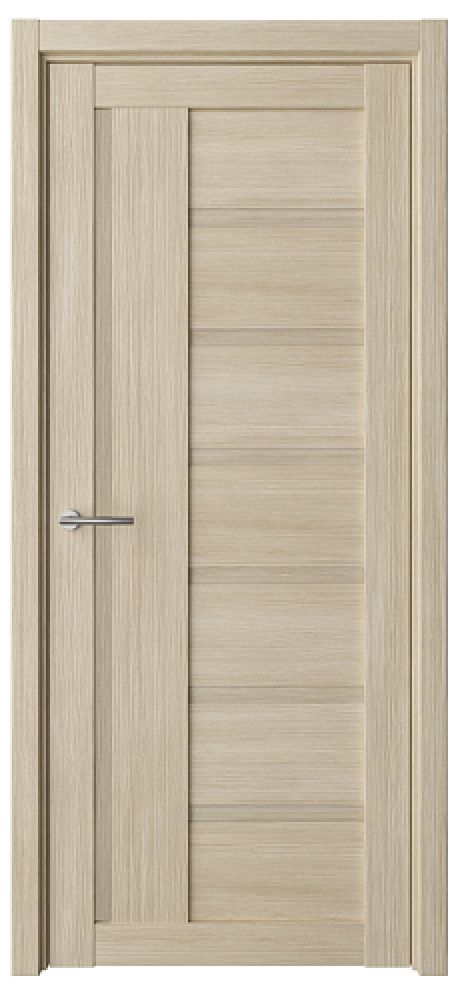 Глухая межкомнатная дверь Мадрид Лиственница мокко Эко-шпон (ALBERO)