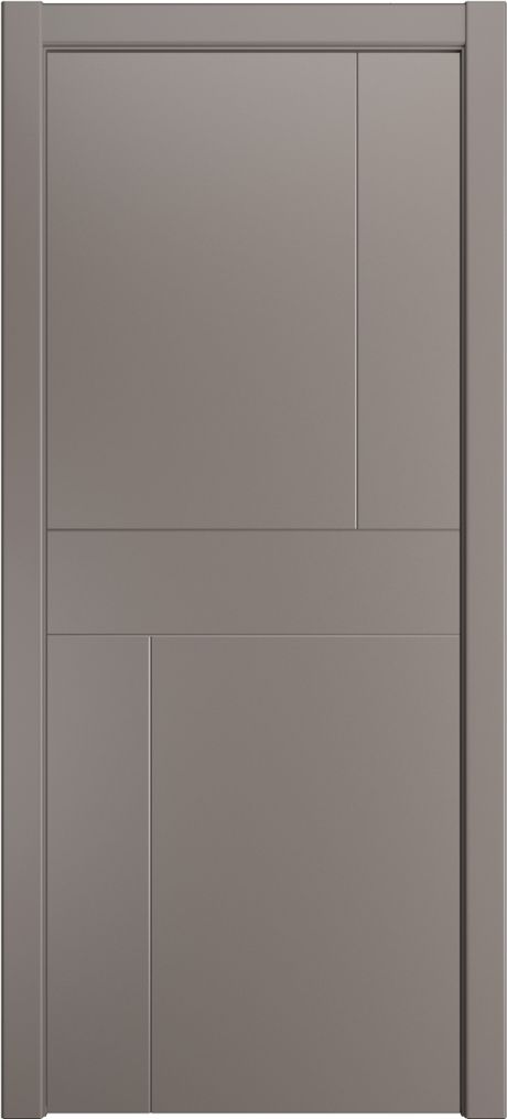 Глухая межкомнатная дверь ID-Z Темно-серый Эмаль (Мильяна)