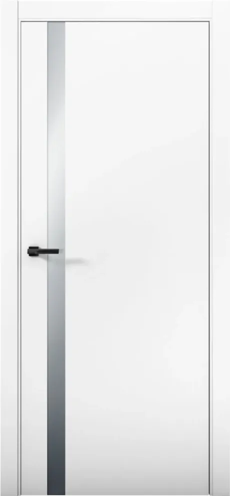 Межкомнатная дверь со стеклом ESTETICA 07 Аляска ABS кромка Кромка (Brandoors)