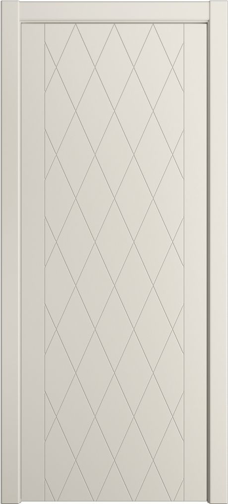 Глухая межкомнатная дверь ID-W Бежевый Эмаль (Мильяна)