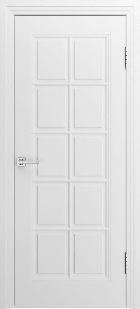 Глухая межкомнатная дверь Прованс-10 Белый Эмаль (Шейл Дорс)