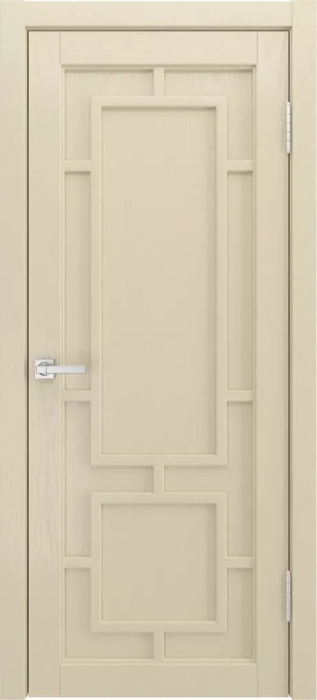 Глухая межкомнатная дверь Италия Крем Шпон (Мильяна)