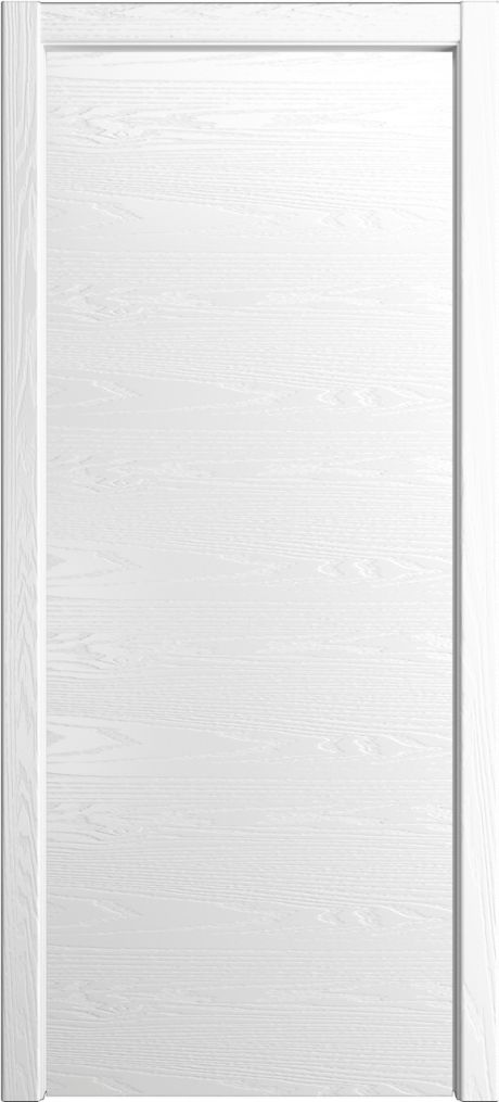 Межкомнатная дверь ID-гладкое Белоснежный Шпон (Мильяна)