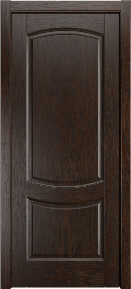 Глухая межкомнатная дверь Эрнеста Дуб коньячный Шпон (Мильяна)