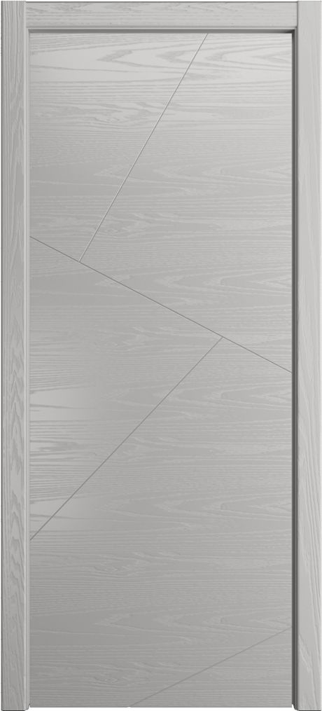 Глухая межкомнатная дверь ID-VL Грей Шпон (Мильяна)