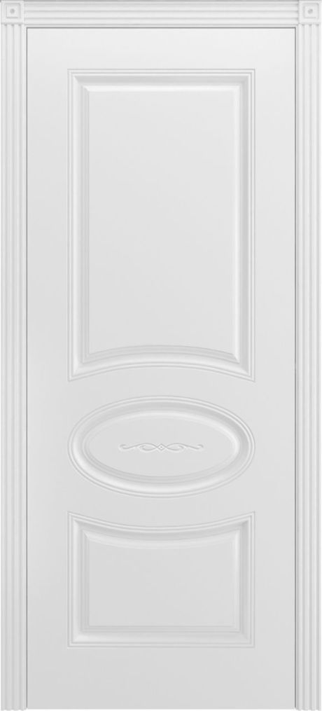 Глухая межкомнатная дверь Ария В1 Белый Эмаль (Шейл Дорс)