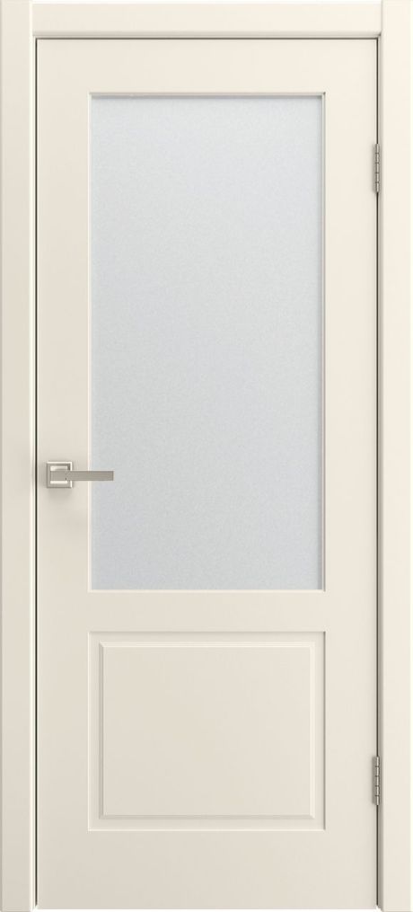 Межкомнатная дверь со стеклом Капри Шампань Эмаль (Шейл Дорс)