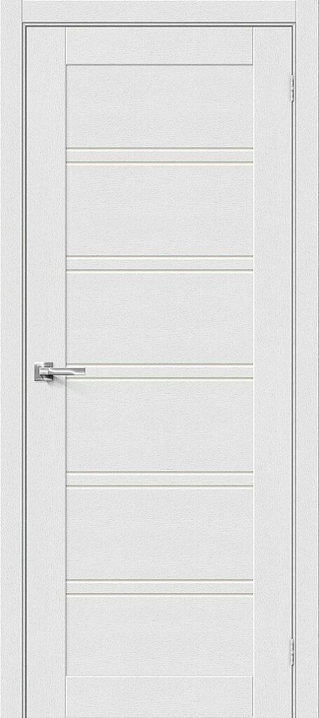 Межкомнатная дверь остекленная Порта-28 Virgin (ĒLPORTA)