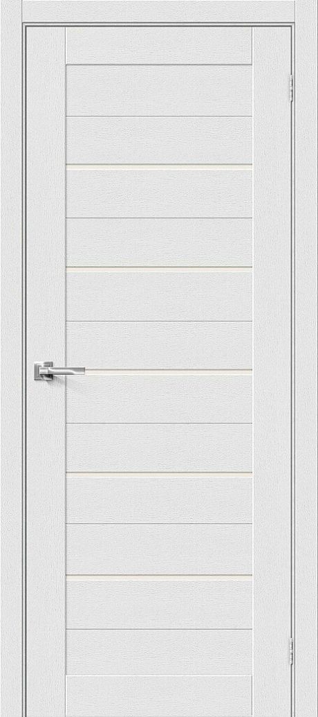 Межкомнатная дверь остекленная Порта-22 Virgin (ĒLPORTA)
