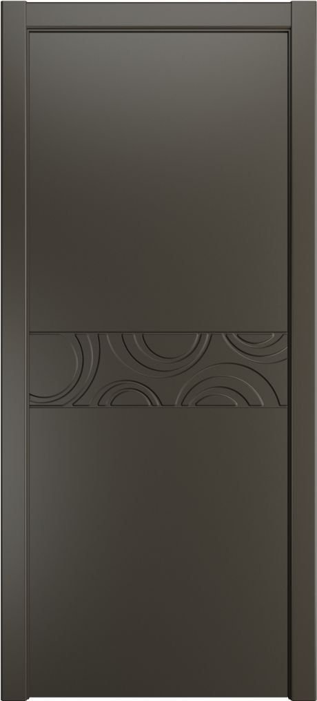 Глухая межкомнатная дверь ID-FL Гриджио Эмаль (Мильяна)