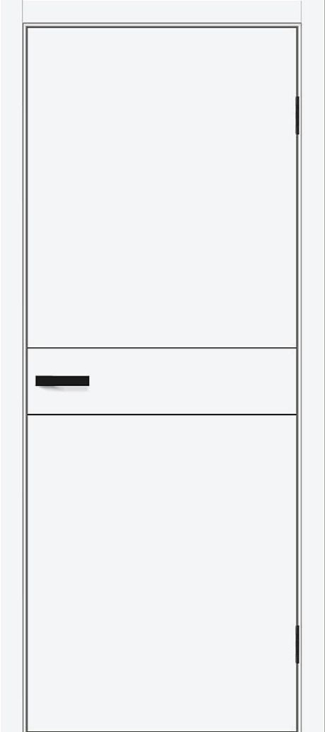 Межкомнатная дверь глухая Браво-0.24.П White Silk (BRAVO)