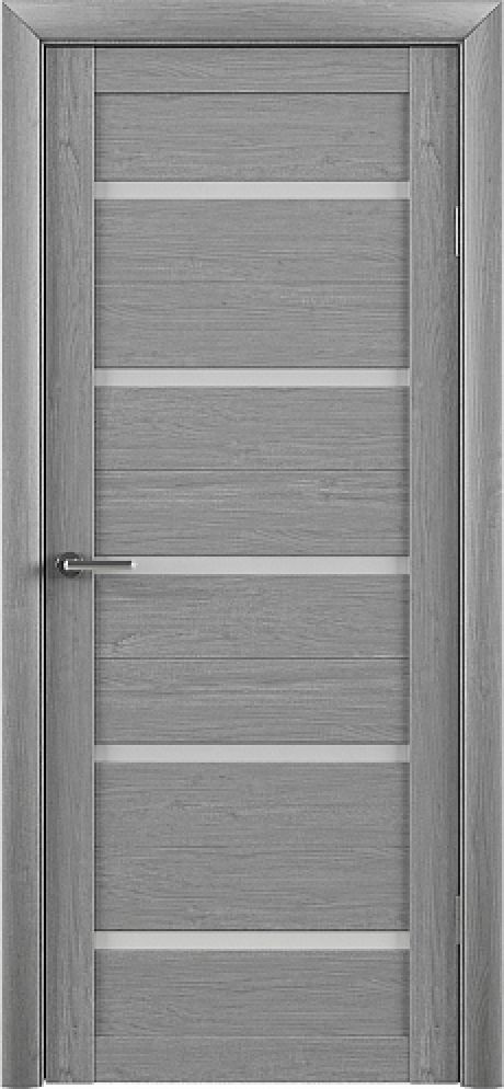 Межкомнатная дверь со стеклом Тренд Т-2 Ясень дымчатый Eco Tex Стекло мателюкс (ALBERO)