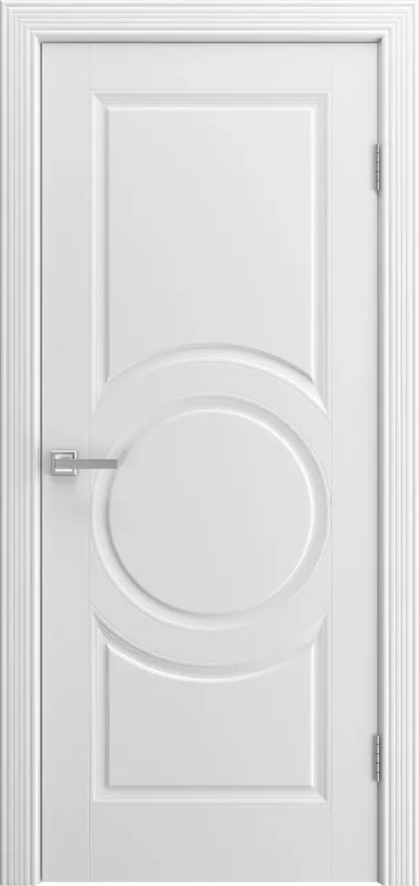Глухая межкомнатная дверь Крит-8 В1 Белый Эмаль (Шейл Дорс)