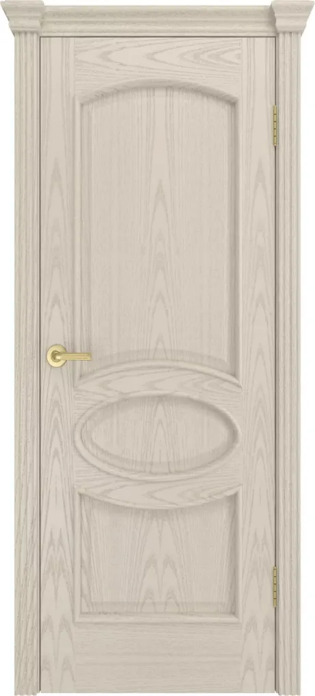 Глухая межкомнатная дверь Рим Бежевый Шпон (Бипи Дорс)