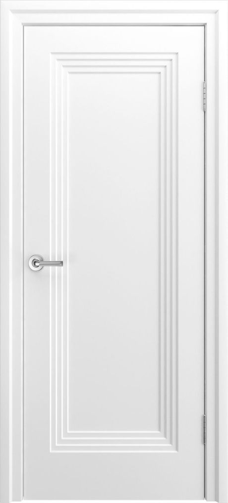 Глухая межкомнатная дверь Каролина-1 Белоснежный Эмаль (Бипи Дорс)