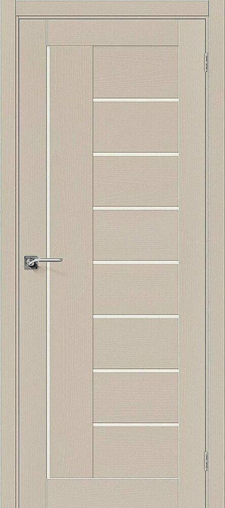 Межкомнатная дверь остекленная Вуд Модерн-29 Wood Modern Latte (Mr.wood)